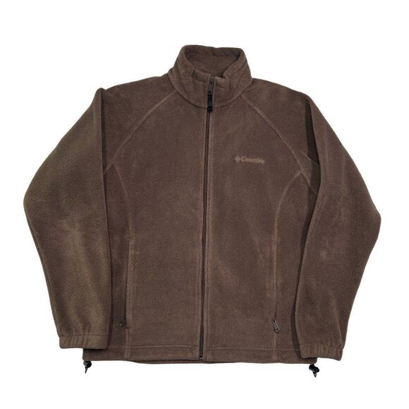 Columbia Women's Brown Full Zip Fleece Jacket - Picture 1 of 10